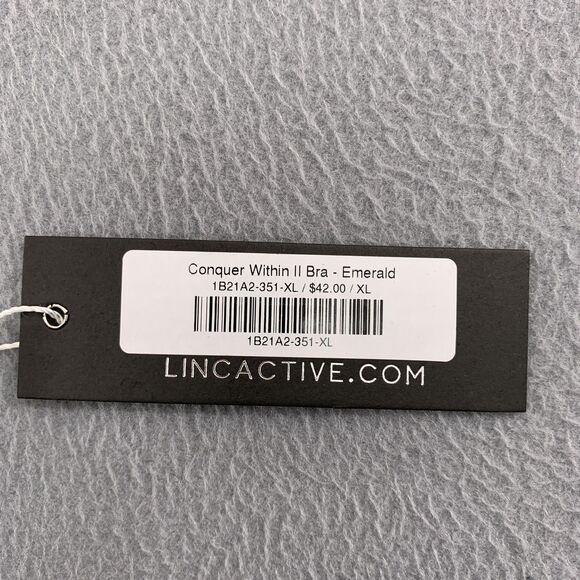 Linc Active Conquer Within II Bra Womens XL Sports Double Strap MSRP $42 - Picture 4 of 13